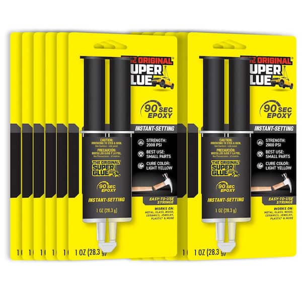 Super Glue 1 oz. Quick Setting Epoxy (12-Pack) SY-QS - The Home Depot