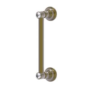 Carolina Crystal Collection 8 Inch Door Pull in Antique Brass