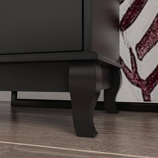 Drawer - SATOKA ブラウス　ブラック　美品 FUFU&GAGA Black Paint 10-Drawer Wood Double 35.4 in. H x