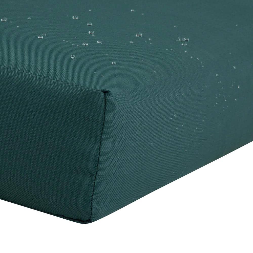 Mallard Green Polyester Outdoor Bench Cushion Cover