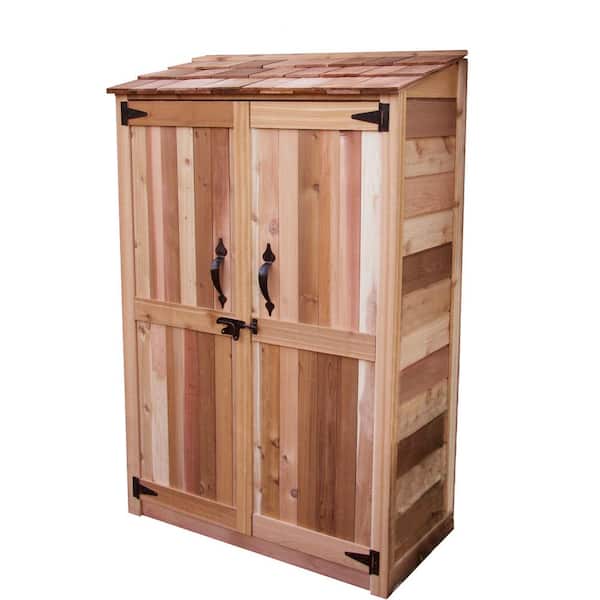 Outdoor Living Today 4 ft. W x 2 ft. D Wood Garden Storage Shed (8 sq. ft.)