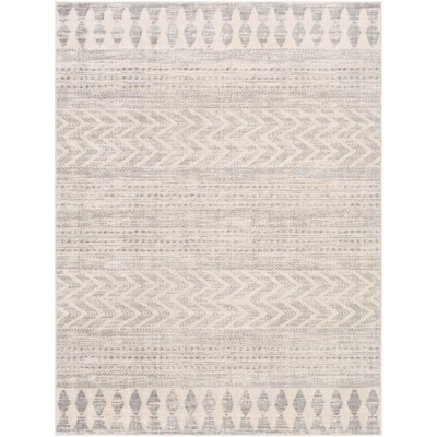 Haruhi Taupe 9 ft. x 12 ft. 3 in. Area Rug