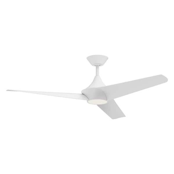 ALORA Emiko 56 in. 1-Light White Integrated Indoor LED Ceiling Fan
