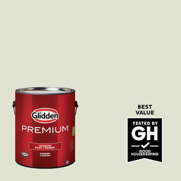 Glidden Premium 1 gal. PPG1122-2 Lime Wash Flat Interior