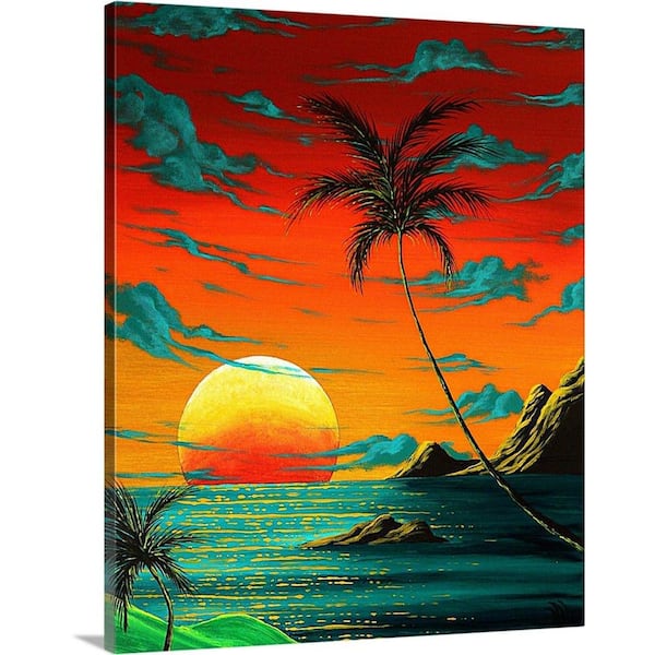 GreatBigCanvas "Tropical Burn" by Megan Duncanson Canvas Wall Art