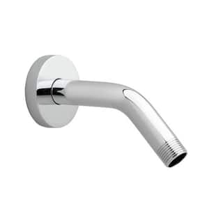 Modern Shower Arm and Flange in Polished Chrome
