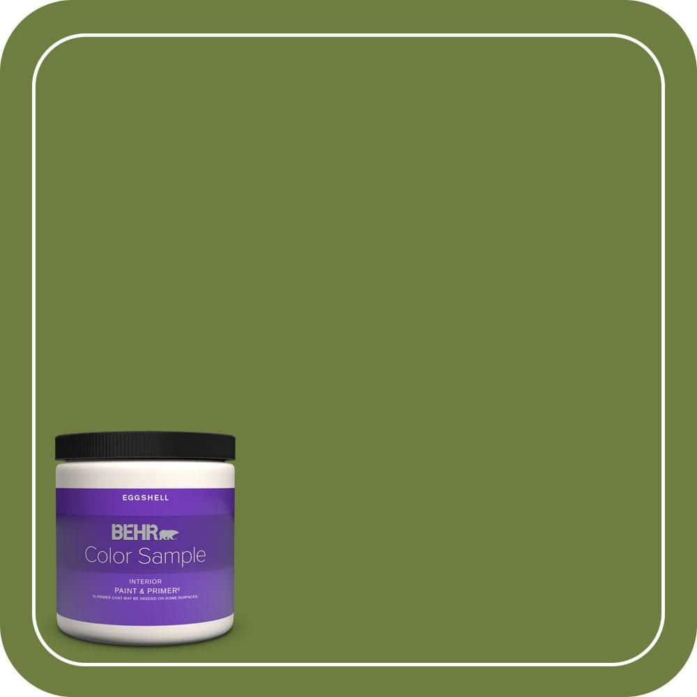 8 oz. #410D-6 Moss Landing Eggshell Enamel Interior Paint & Primer Color Sample price history on PriceWatchPro