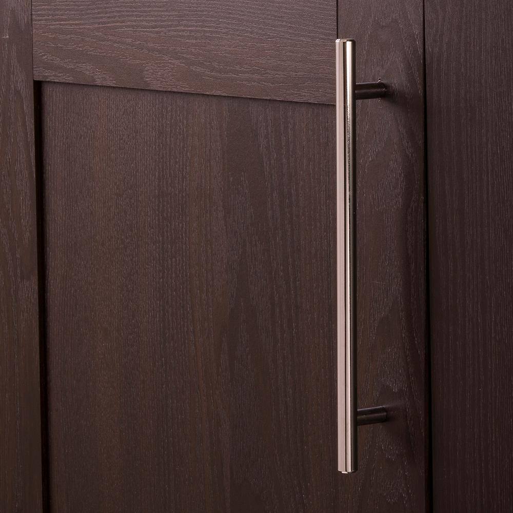 10-Inch Chrome Modern Bar Pull Handle with Mounting Hardware
