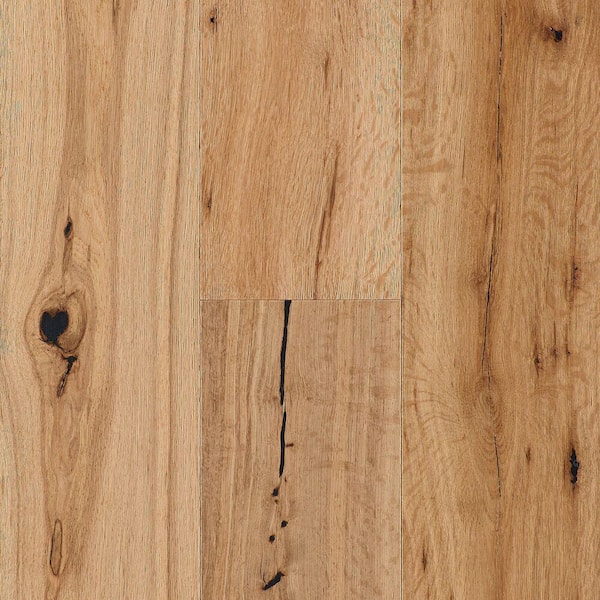 Bruce Time Honored Natural White Oak 3/8 in. T x 6.46 in. W T+G Wire Brushed Engineered Hardwood Flooring (32.11 sq.ft./ctn)