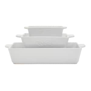 Corningware French White 2-Piece Ceramic Bakeware Set 1115855