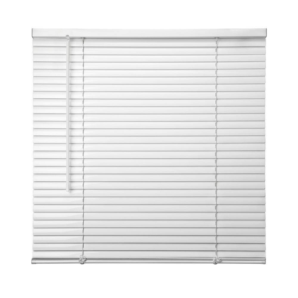 White Cordless Light Filtering Vinyl Mini Blinds with 1 in. Slats - 31 in. W x 48 in. L price history on PriceWatchPro