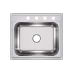 Pergola Drop-In Stainless Steel 25 in. 4-Hole Single Bowl Kitchen Sink
