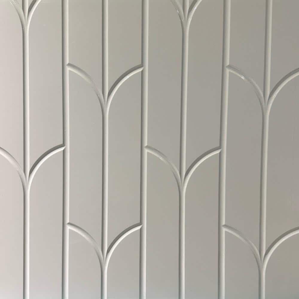 FROM PLAIN TO BEAUTIFUL IN HOURS Pandora Gloss White Paintable 4 ft. x ...