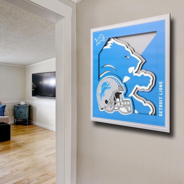 Detroit Lions 12'' x 12'' Truck Back Décor