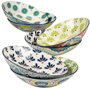 Talavera 38.34 fl. oz. Multi-Colored Porcelain Soup Bowl (Set of 6)