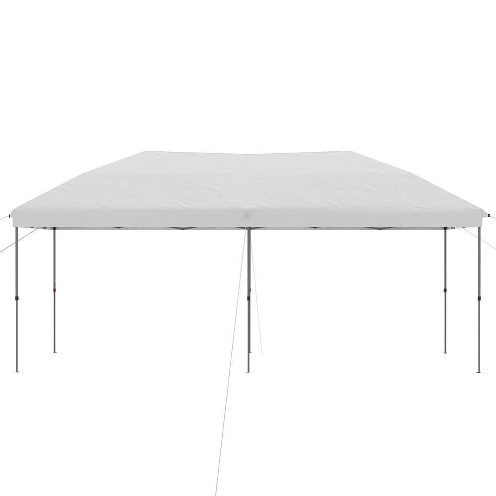 Outsunny 10 ft. x 19 ft. Pop Up Canopy with Easy Up Steel Frame, 3-Level Ad