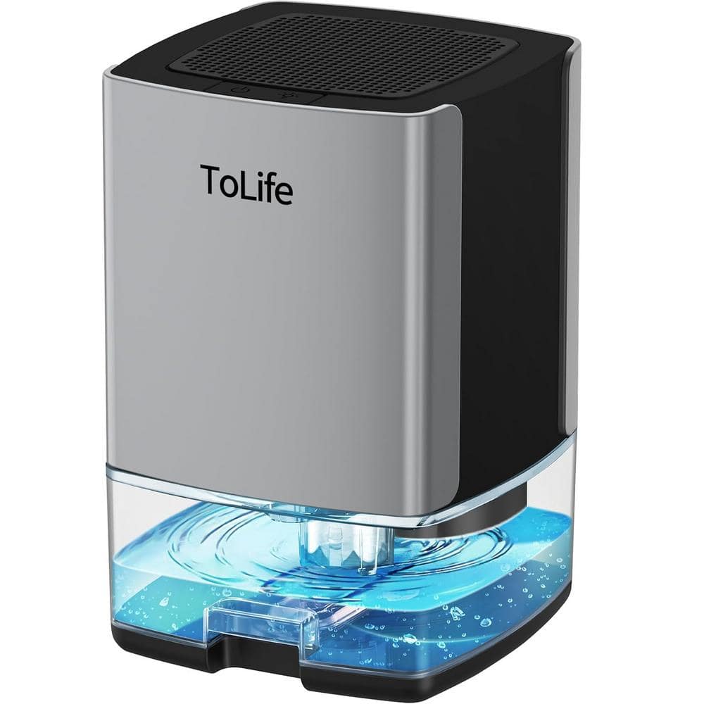 1.9 Pints 500 Sq. Ft. Portable Dehumidifiers for Home with 7 Colors LED Lig