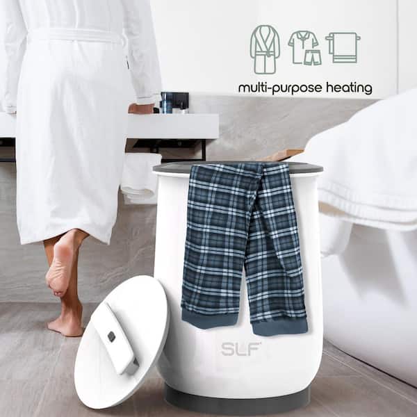 20L WHITE AC POWERED BUCKET TOWEL WARMER TW100 9073HD - The Home Depot