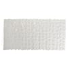 M Moda at Home Enterprises Ltd. Harlequin Tub Mat 100% Natural Rubber 15.75 in. x 27.5 in., White