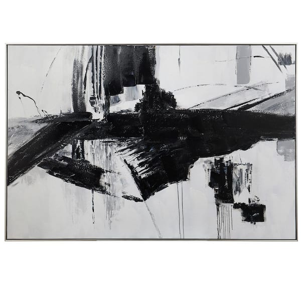 StyleCraft Abstract 1-Piece Framed Poster 40.35 in. x 60.04 in.