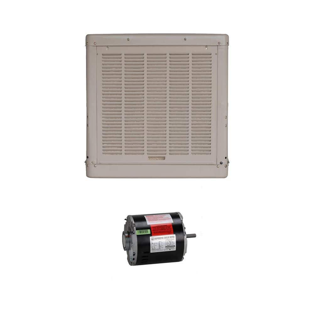 2-Speed 3/4 HP Evaporative Cooler Motor and 6500 CFM Down-Draft