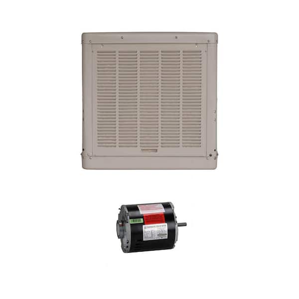 2-Speed 3/4 HP Evaporative Cooler Motor and 6500 CFM Down-Draft Roof Evaporative Cooler Combo