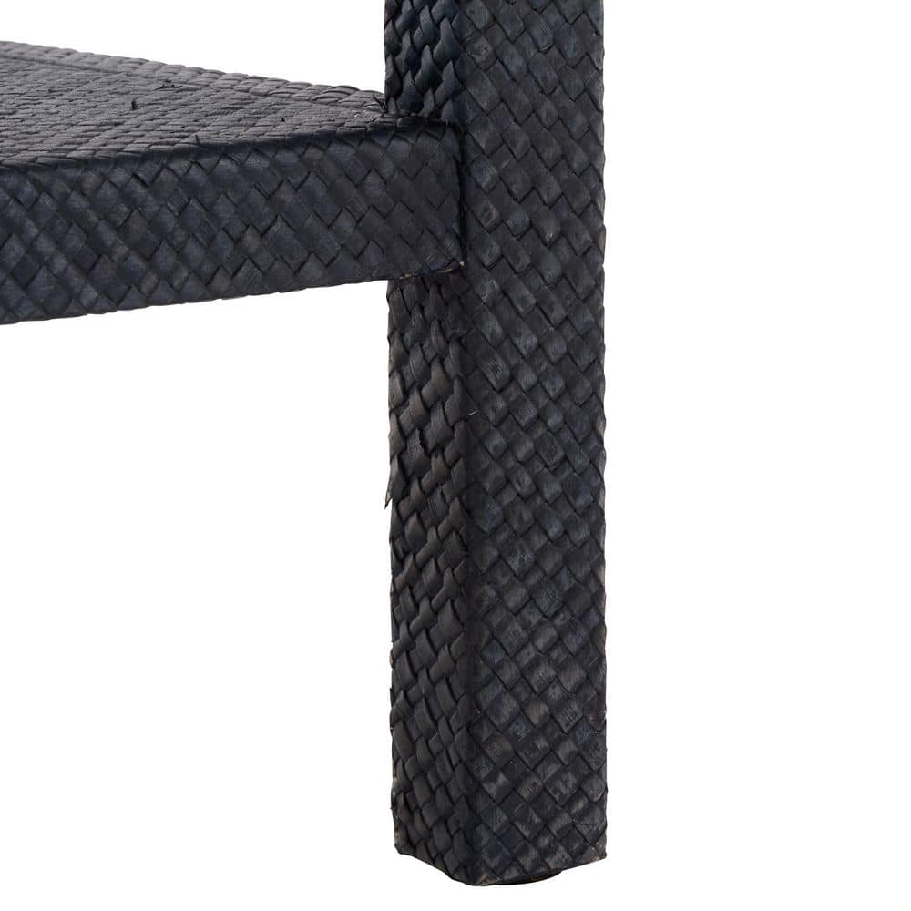 Apis 17 in. Navy Rectangle Wood End Table - thumbnail 7
