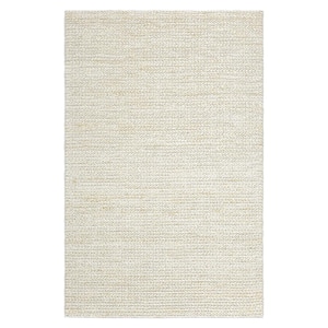 Wayne Jute Beige 9 ft. x 12 ft. Hand Woven Contemporary Transitional Area Rug