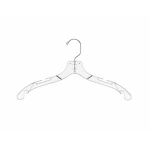 Clear Plastic Shirt Hangers 25-Pack