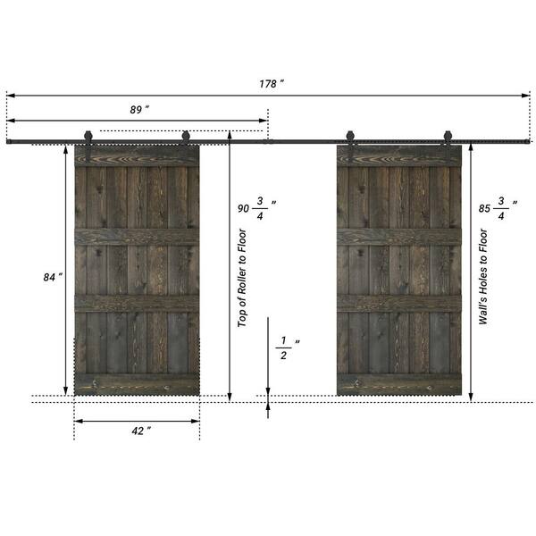 Dessliy Base Lite 72 X 84 Fully Set Up Dark Brown Finished