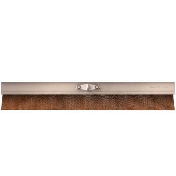 48 in. Aluminum Concrete Finish Brush with Horsehair Bristles