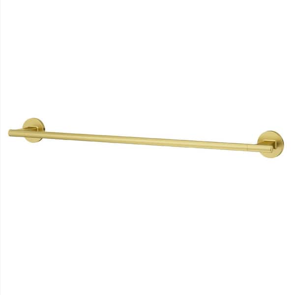 Capistrano 24 in. Wall Mounted Towel Bar in Brushed Gold