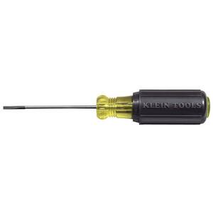 1/8 in. Terminal Block Screwdriver with 4 in. Shank- Cushion Grip Handle