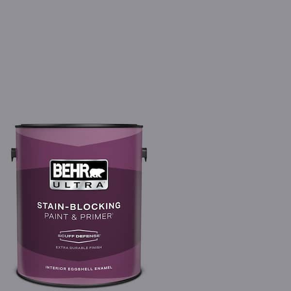 BEHR ULTRA 1 gal. #ECC-23-2 Heather Field Extra Durable Eggshell Enamel Interior Paint & Primer