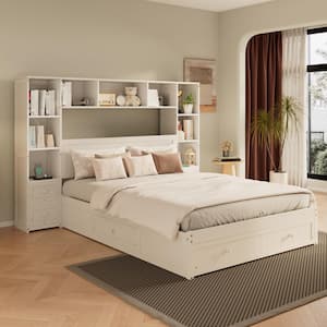 ෆ‪‪さま 専用ページ★ Full/Queen Upholstered Bed Frame with Charging Station