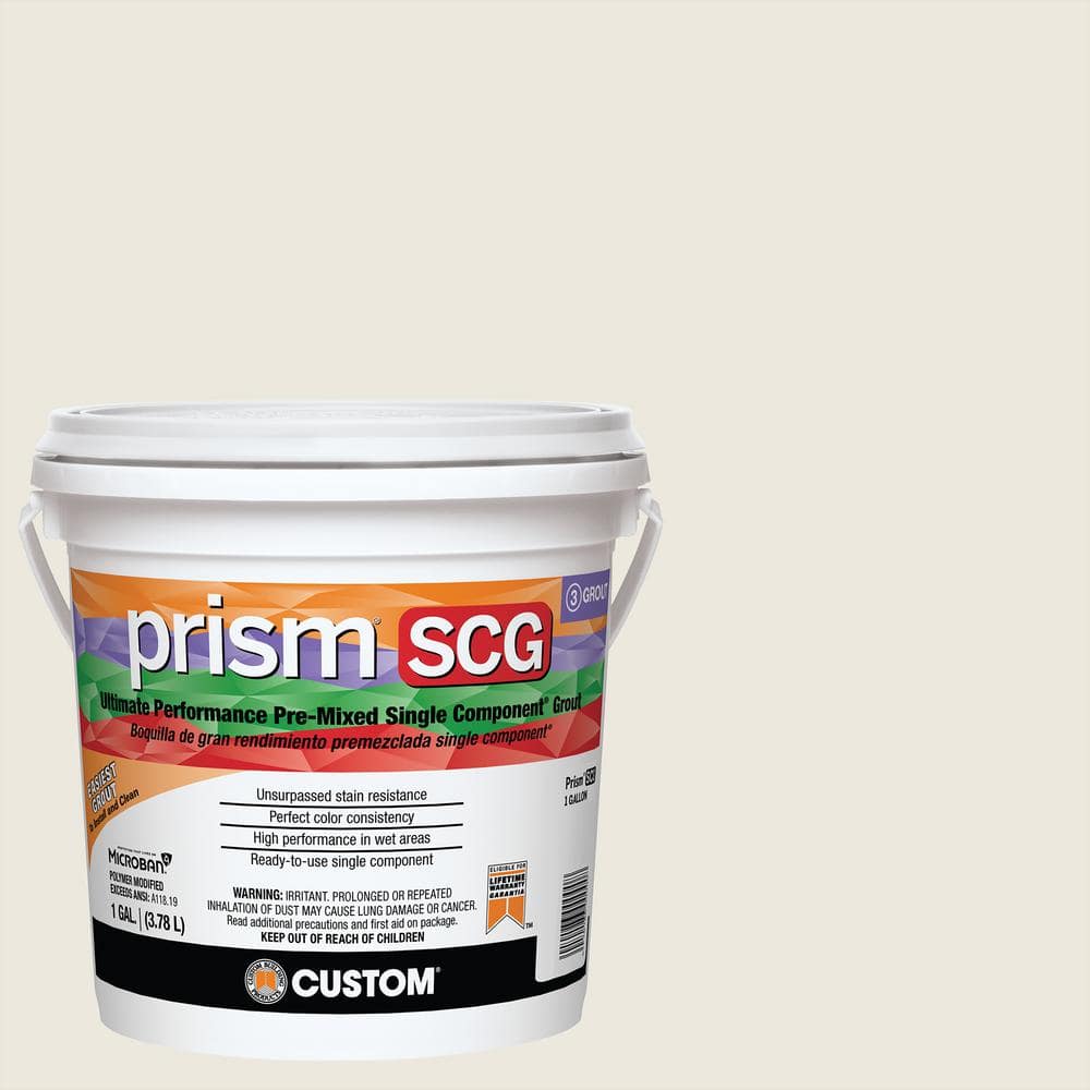 Custom Building Products Prism SCG #19 Pewter 1 gal. Ultimate Performance Pre-Mixed Single Component Grout