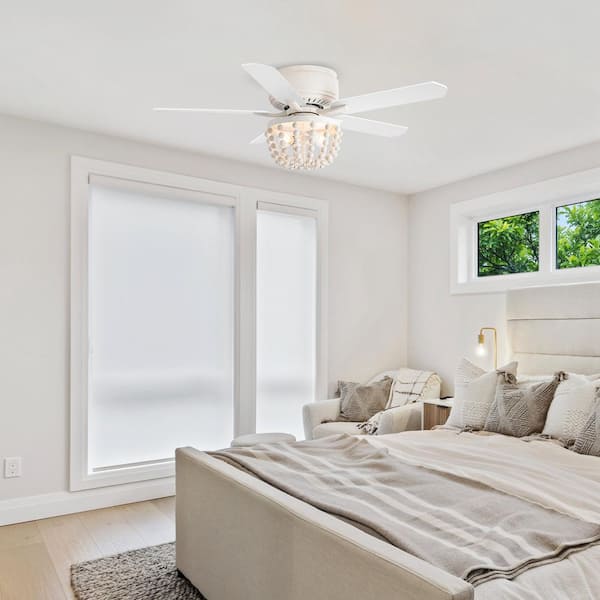 White farmhouse ceiling fan with light hotsell