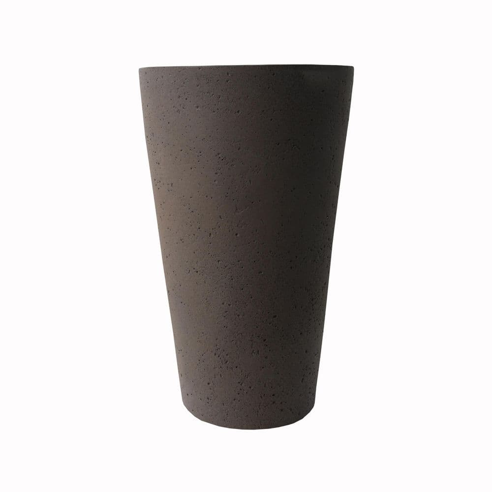 25 in. Tall Crete Plastic Planter, Brownstone price history on PriceWatchPro