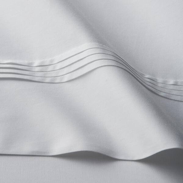 Legends Luxury Solid 600-Thread Count Egyptian Cotton Sateen Flat Sheet