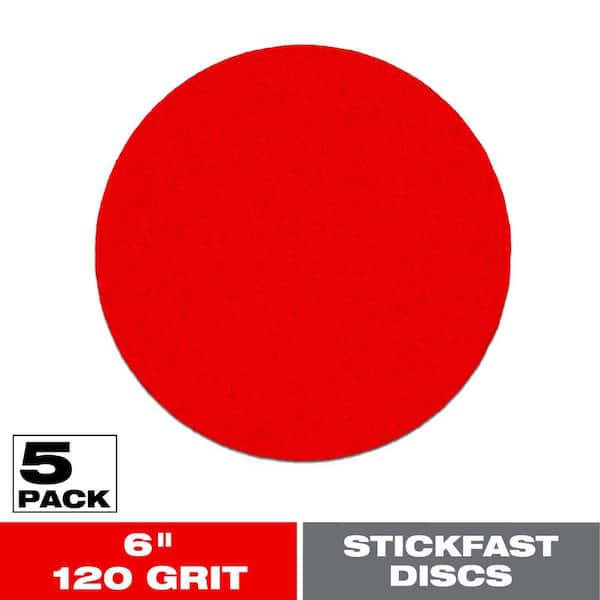 DIABLO 6 in. 120-Grit ROS StickFast Sanding Discs