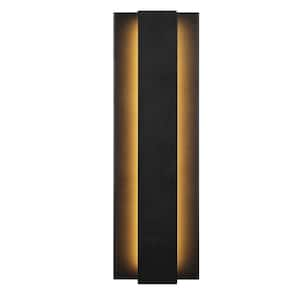 Modern 1-Light Black Dimmable Integrated LED Wall Sconce