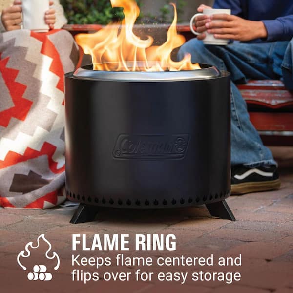 Coleman Cityscapes 15 in. Stainless Steel Outdoor Wood Burning