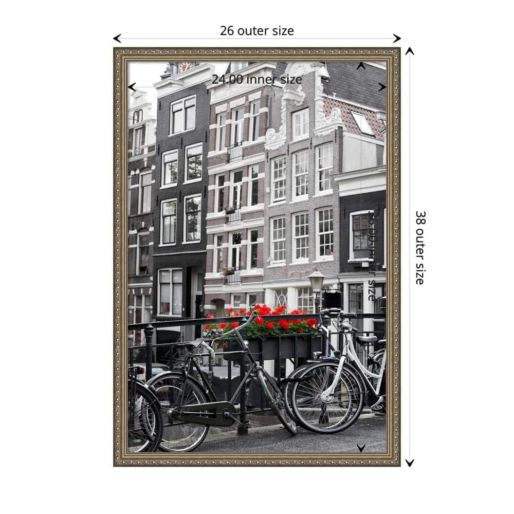 Parisian Silver Ornate Wood Wall Picture Frame