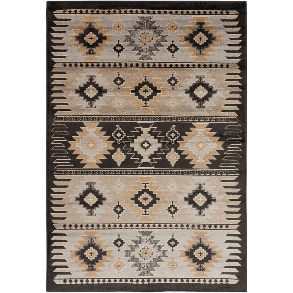 Zuata Gray 6 ft. 7 in. x 9 ft. 6 in. Bohemian Area Rug price history on PriceWatchPro