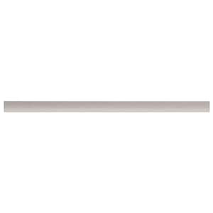Barclay Silver Gray 0.59 in. x 10.27 in. Textured Matte Ceramic Bullnose Tile Trim (0.04 sq. ft./Each)