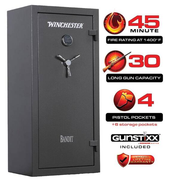 Bandit 19.4 cu. ft., 30-Gun, 45 Minute Fire Rating, Electronic Lock with Key Backup