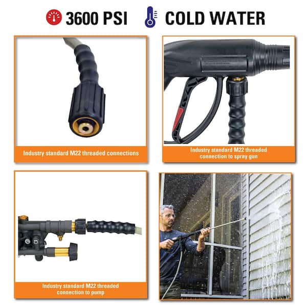 Car Power Washer Spray Gun Wand Hose Kit+5 Tips For Craftsman USA