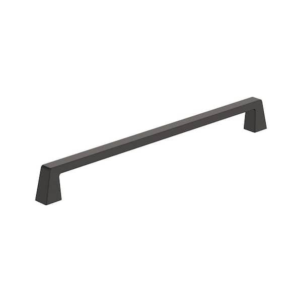 Amerock Blackrock 10-1/16 in. (256mm) Modern Black Bronze Arch Cabinet ...