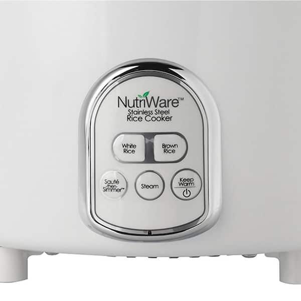 AROMA NutriWare Digital Pot Style 7-Cup Rice Cooker with Glass Lid