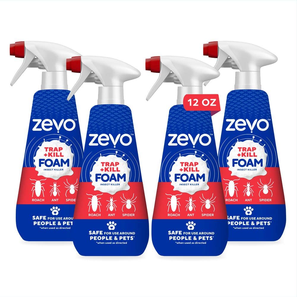 ZEVO 12 oz. Trap and Kill Foam Ant, Roach, and Spider Insect
